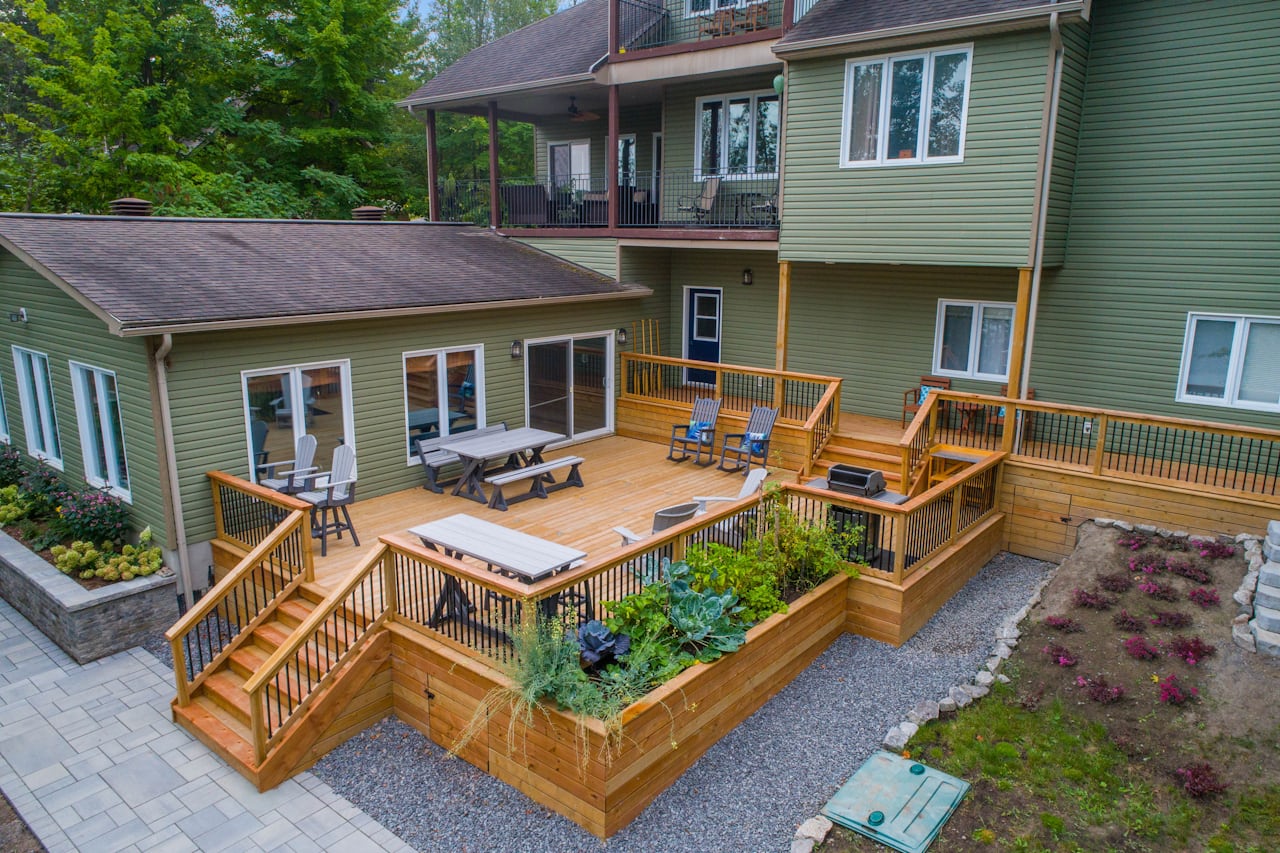 Deck With Glass Railing — Decks, Ottawa